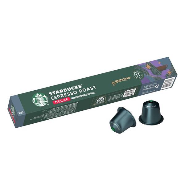 Kapsle pro espressa Starbucks NC Espresso Roast Decaf (10 ks) 


