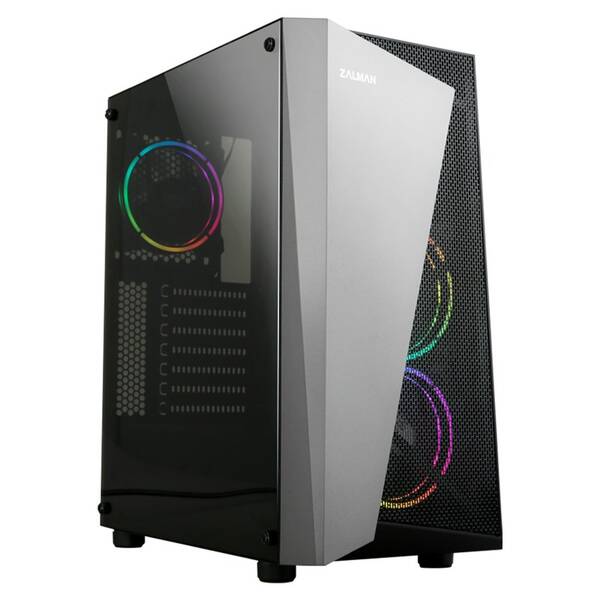 Case Zalman S4 Plus černá/šedá

