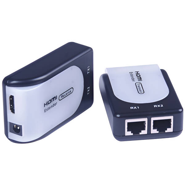 HDMI extender PremiumCord na 60m přes 2x Cat5e 

