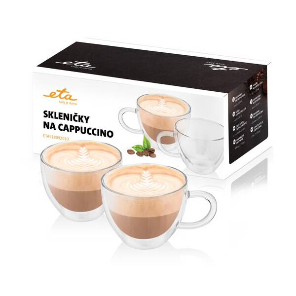 Skleničky na cappuccino ETA 5180 92010 sklo

