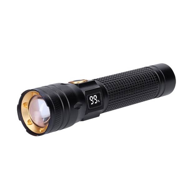 Svítilna Solight Nabíjecí, 200lm, zoom, Li-Ion černá

