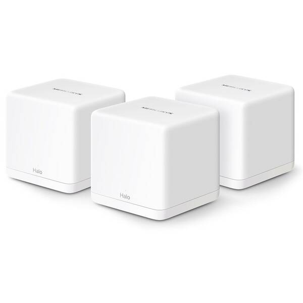 Komplexní Wi-Fi systém Mercusys Halo H60X, AX1500, Wi-Fi 6, (3-Pack) bílý

