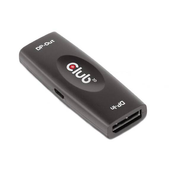Redukce Club3D DisplayPort 1.4 Repeater (F/F) černá

