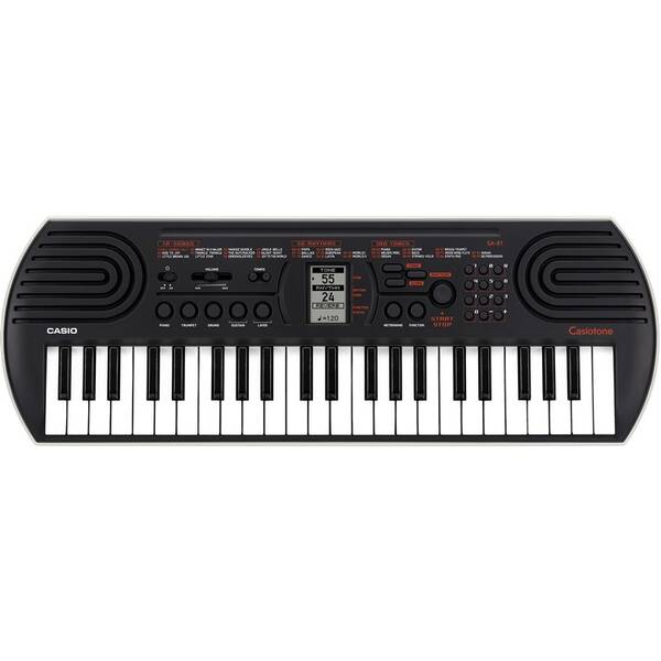 Elektronické klávesy Casio SA 81 černá/bílá

