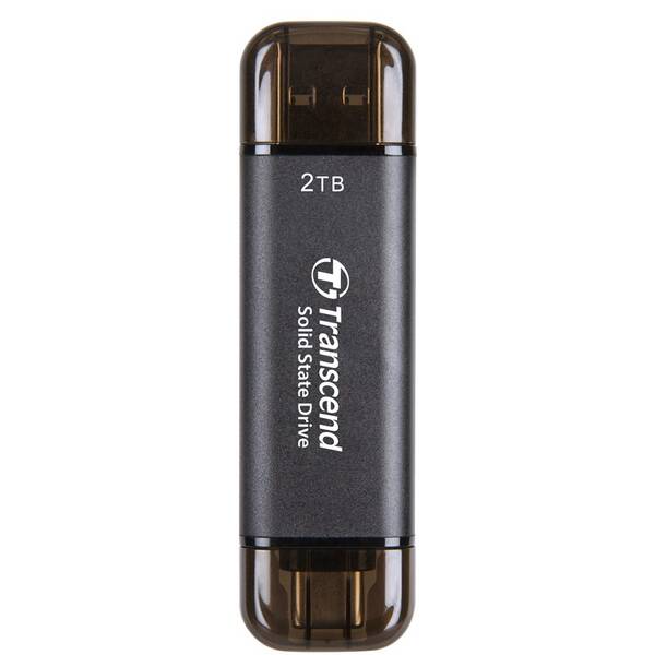 SSD externí Transcend ESD310C 2TB, USB-A/USB-C černý

