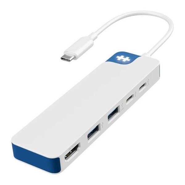 USB Hub HyperDrive Flex 5 Port USB-C bílý/modrý

