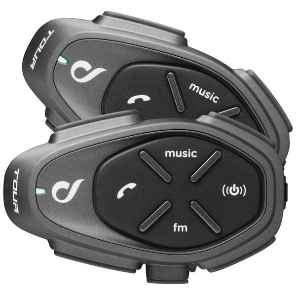 Handsfree Interphone TOUR HD (2 ks) černé

