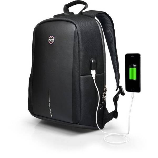 Batoh na notebook PORT DESIGNS Chicago Evo, Anti-theft, na 15,6'' černý

