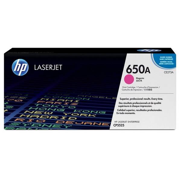 Toner HP 650A, 15 000 stran purpurový

