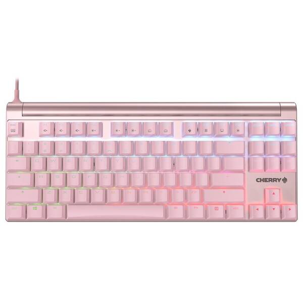 Klávesnice Cherry MX BOARD 8.0 RGB, UK růžová

