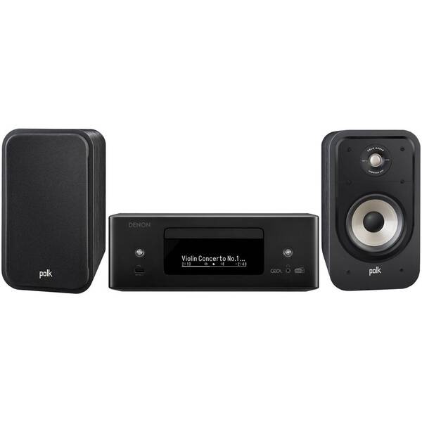 Mikrosystém Denon RCD-N12 DAB CEOL + repro Polk Signature S20 ELITE černý

