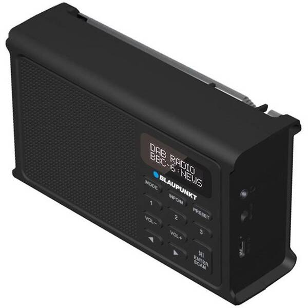 Radiopřijímač s DAB+ Blaupunkt DR3 černý

