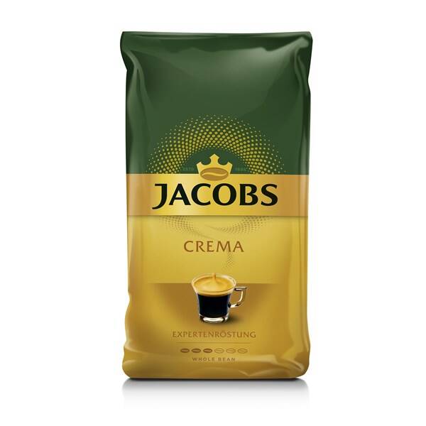Káva zrnková Jacobs Crema Zrno 1000 g 


