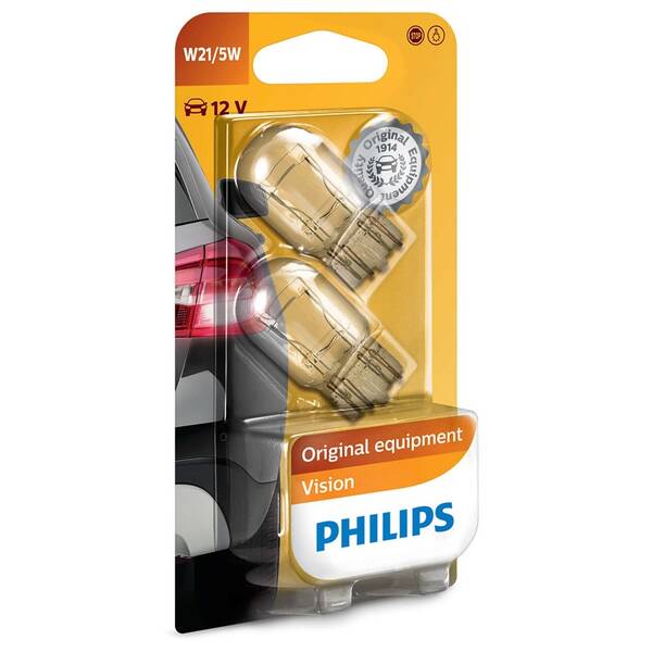 Autožárovka Philips Vision W21/5W (2 ks) 

