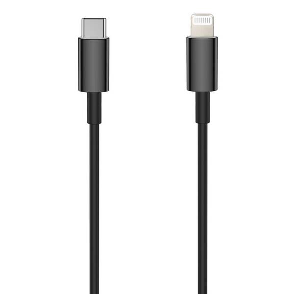 Kabel Forever Setty USB-C/Lightning 1m černý

