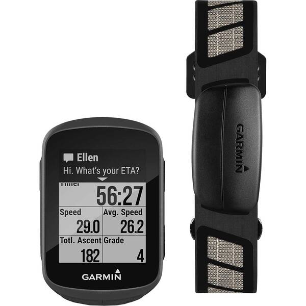 Cyklopočítač s GPS Garmin 130 Plus HR Bundle černá

