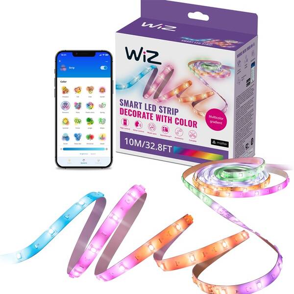LED pásek WiZ RGBIC, 10m 

