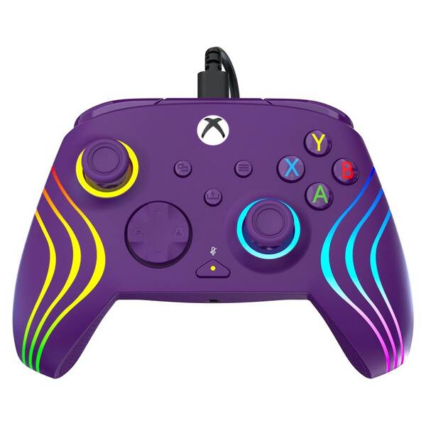 Gamepad Turtle Beach Afterglow Wave RGB - XBOX Series X/S, XBOX One, PC fialový

