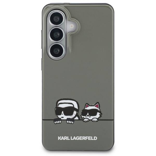 Kryt na mobil Karl Lagerfeld IML K&CH Peekaboo Logo Magnetic na Samsung Galaxy S26 černý

