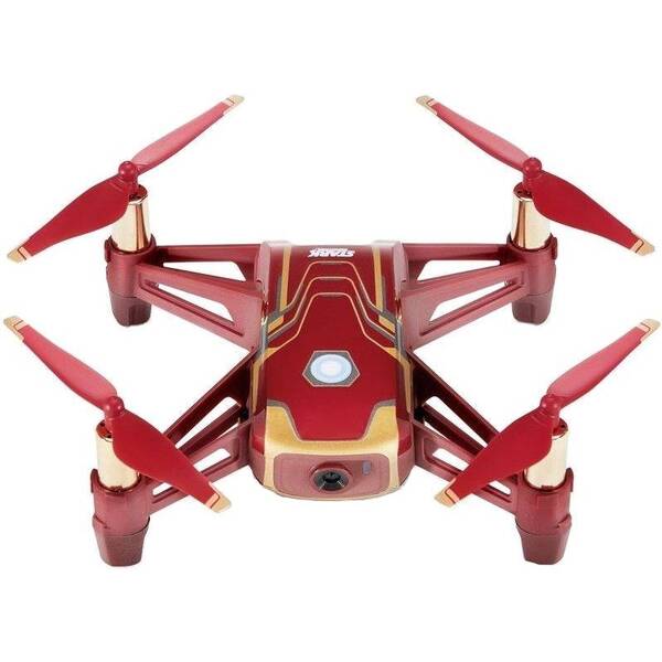 Dron Ryze Tech Tello - Iron Man Edition červený/zlatý

