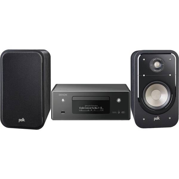 Mikrosystém Denon RCD-N11 DAB CEOL + repro Polk S20E černý


