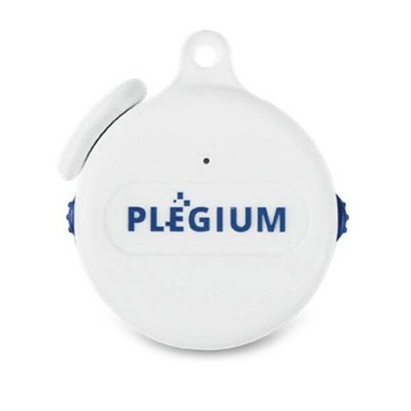 Chytrý osobní alarm Plegium Smart Emergency Button Wearable bílý

