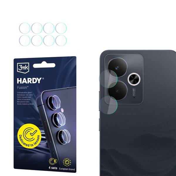 Ochranné sklo čočky fotoaparátu 3mk Realme 14 5G / 14T 5G - Hardy Fusion Lens Protection průhledné

