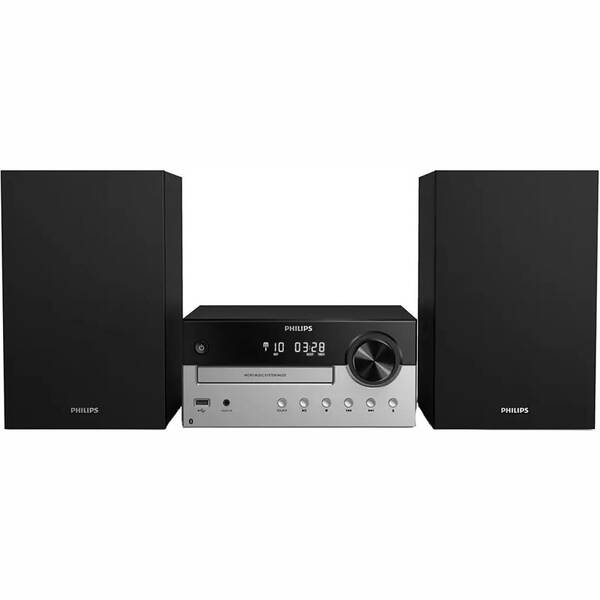 Mikrosystém Philips TAM4205 černý/stříbrný


