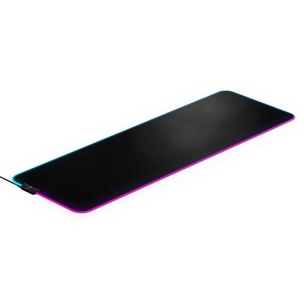 Podložka pod klávesnici a myš SteelSeries QcK Prism Cloth XL 90x30 cm černá

