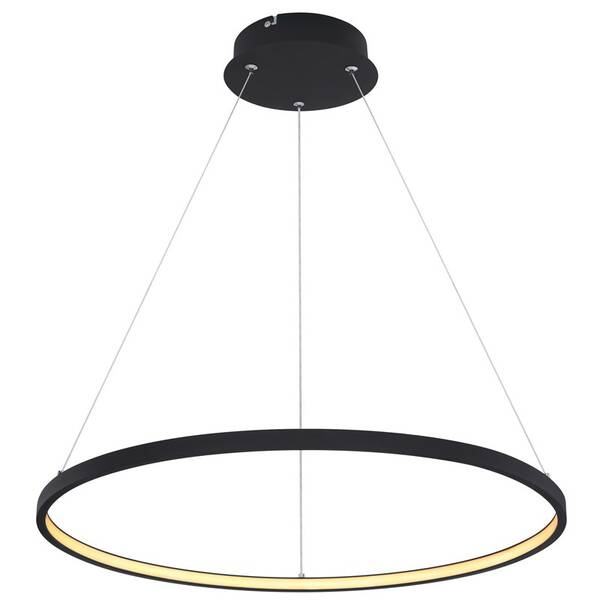 Závěsné svítidlo GLOBO Ralph, 60 cm, LED, 29W černé

