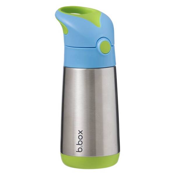 Termoska s brčkem b.box 350 ml modrá/zelená

