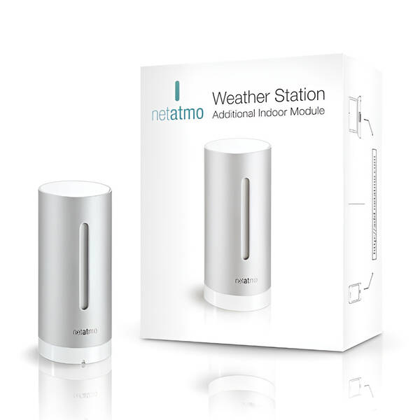 Čidlo pro meteostanice Netatmo Additional Smart Indoor Module stříbrné

