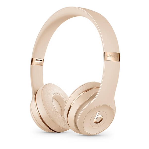 Sluchátka Beats Solo3 Wireless On-Ear - saténově zlatá 

