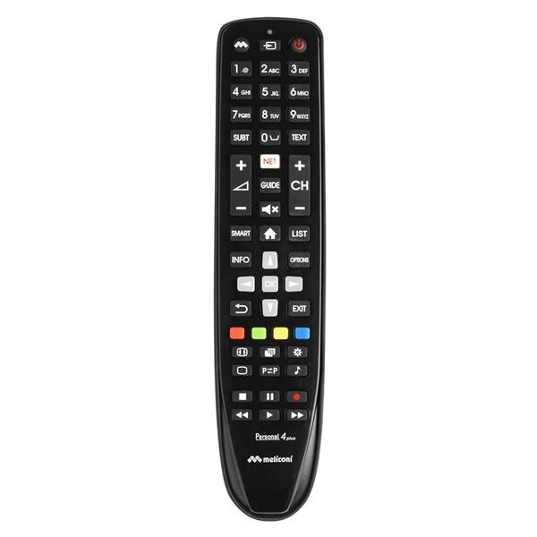 Dálkový ovladač Meliconi Gumbody Personal 4 Plus pro Philips černý

