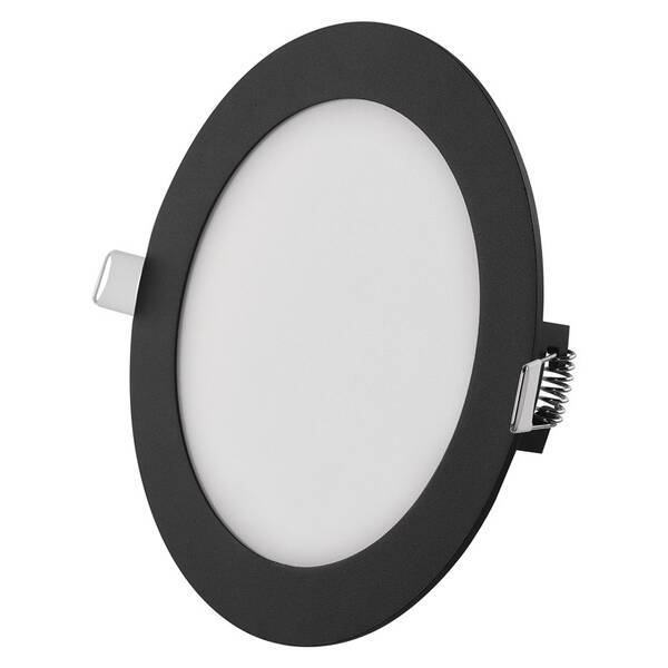 Vestavné svítidlo EMOS Nexxo, kruh, 12,5W, CCT černé

