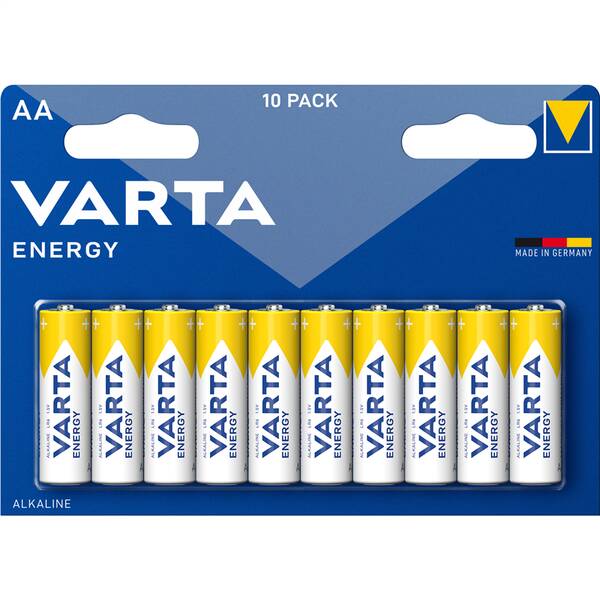 Baterie alkalická Varta AA, LR06, blistr 10ks 

