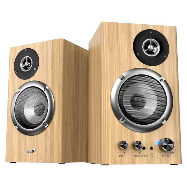 Reproduktory Genius Genius SP-HF1812BT Pine Wood hnědé

