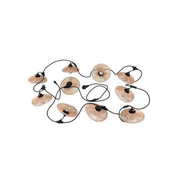 Nástěnné svítidlo Reality R74771532 CHAIN černé

