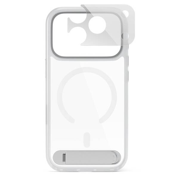 Kryt na mobil Epico HeroStand Pro Mag+ Apple iPhone 17 Pro Max / 18 Pro Max se skládacím stojánkem průhledný

