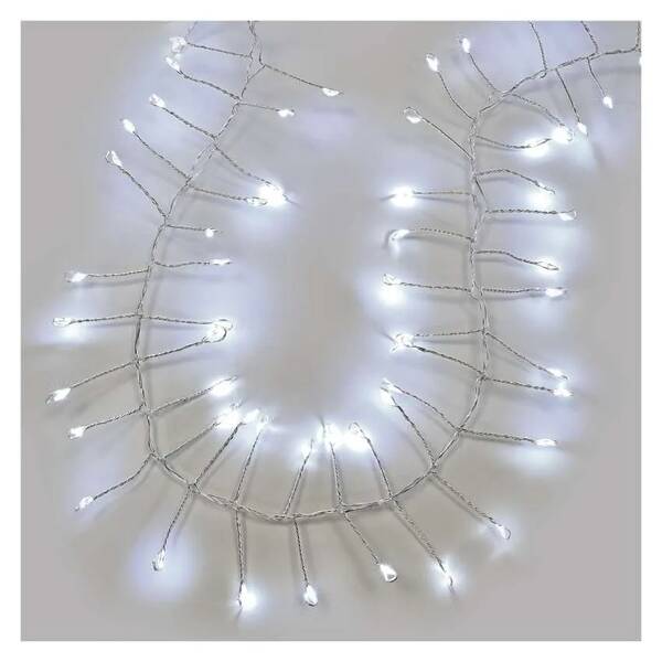 LED řetěz EMOS 960, IP44, CW (9,6m) stříbrný

