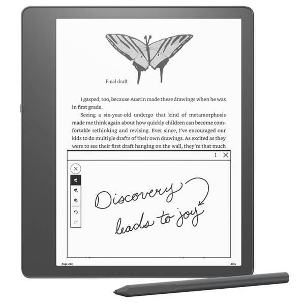 Čtečka e-knih Amazon Kindle Scribe 2022 16 GB - se standardním perem šedá

