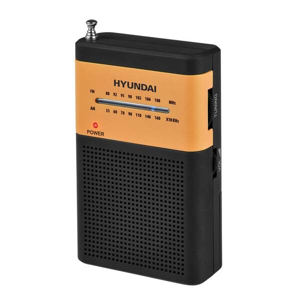 Radiopřijímač Hyundai PPR 310 BO černý/oranžový

