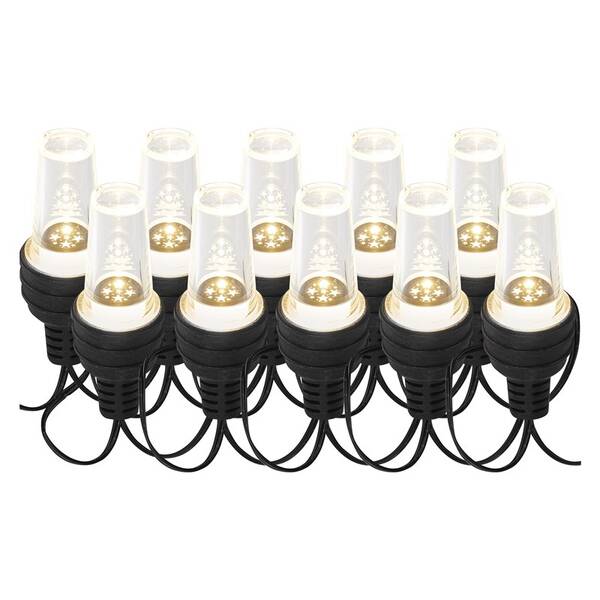 Party osvětlení EMOS 10 LED řetěz - 10x párty žárovky, 4,5 m, venkovní i vnitřní, studená bílá 

