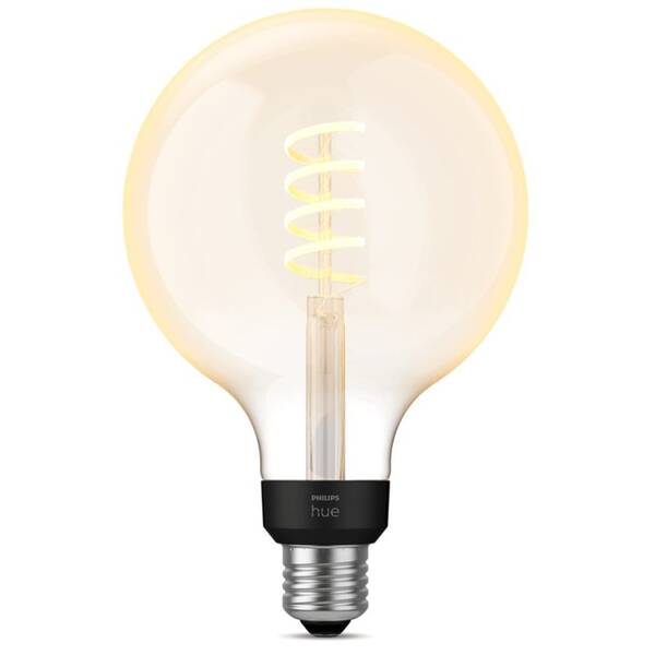 Chytrá žárovka Philips Bluetooth, filament G125, 7W, E27, White Ambiance 

