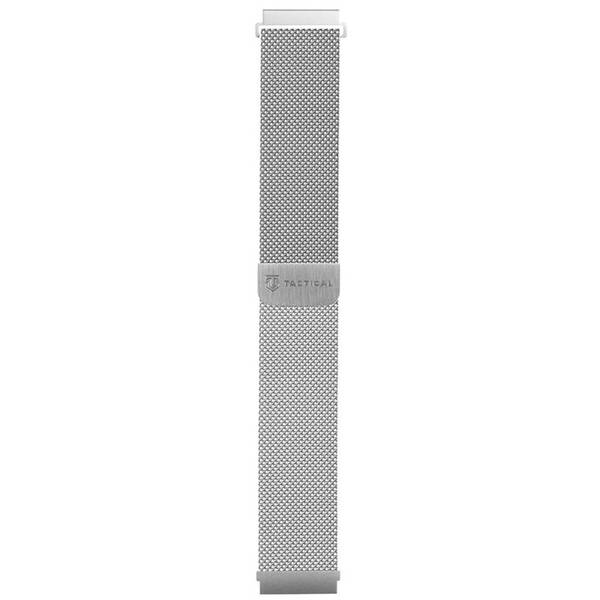 Řemínek Tactical Loop (22 mm), magnetický, kovový stříbrný

