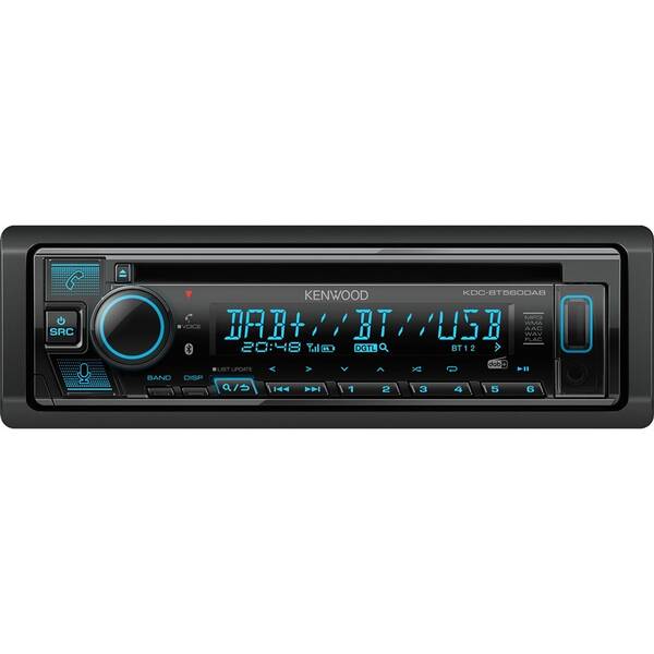 Autorádio s CD KENWOOD KDC-BT560DAB černé

