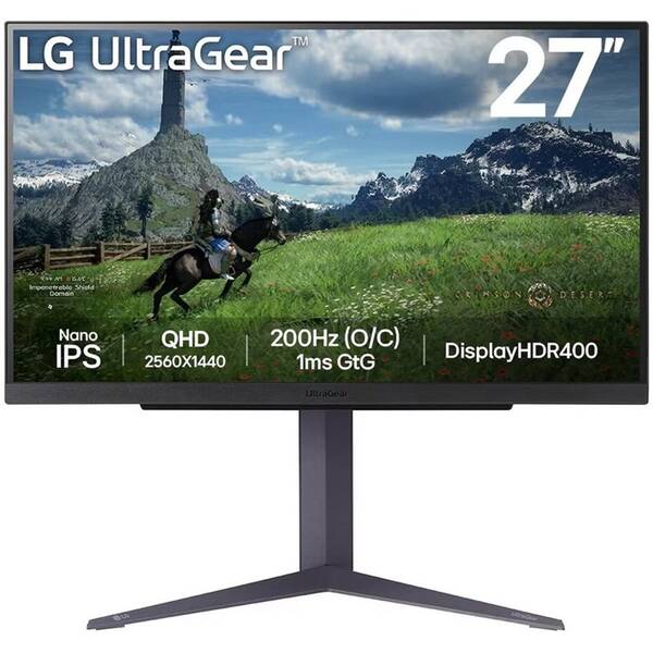 Herní monitor LG UltraGear 27GS85Q-B černý

