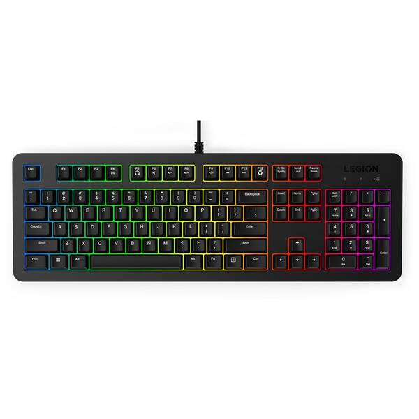 Klávesnice Lenovo Legion K310 RGB Gaming, CZ/SK layout černá

