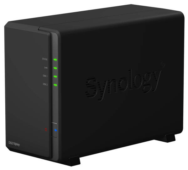 Datové úložiště (NAS) Synology DS218play černé


