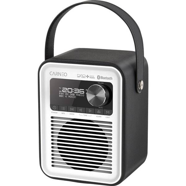 Radiopřijímač s DAB+ Carneo D600 černý/bílý

